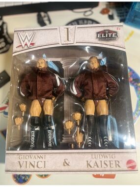 Mattel WWE Elite Imperium Ludwig Kaiser & Giovanni Vinci 2-Pack Exclusive NEW